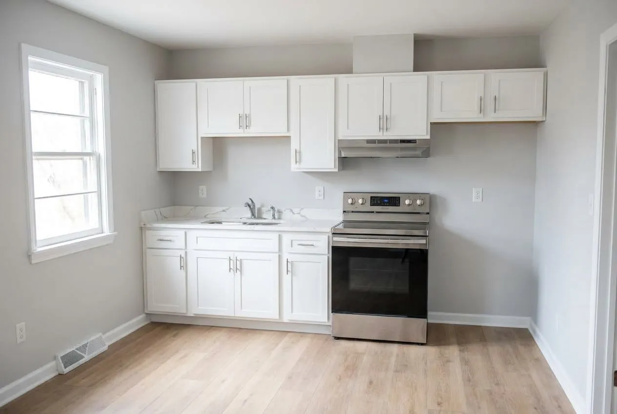 After: Kitchen fire rebuild